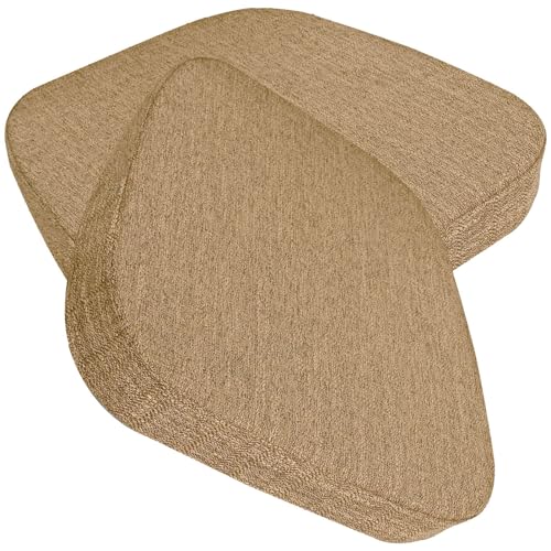seokor Sitzkissen Bürostuhl 3/5/8cm Dickes Rutschfestes Küche Bodenkissen mit Bändern Esszimmer Stuhlkissen waschbarem Bezug Stuhlauflage für Indoor,Outdoor, Garten Auto, Büro(E,43x40x8cm(2pcs)) von seokor