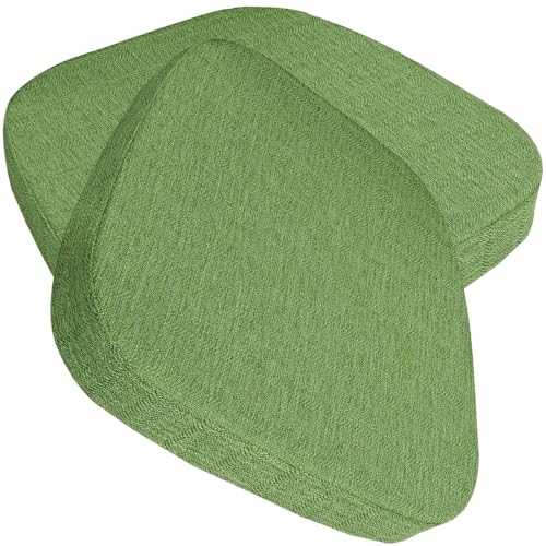 seokor Sitzkissen Bürostuhl 3/5/8cm Dickes Rutschfestes Küche Bodenkissen mit Bändern Esszimmer Stuhlkissen waschbarem Bezug Stuhlauflage für Indoor,Outdoor, Garten Auto, Büro(G,40x38x5cm(2pcs)) von seokor