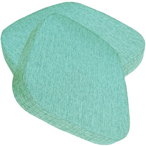 seokor Sitzkissen Bürostuhl 3/5/8cm Dickes Rutschfestes Küche Bodenkissen mit Bändern Esszimmer Stuhlkissen waschbarem Bezug Stuhlauflage für Indoor,Outdoor, Garten Auto, Büro(K,43x42x5cm(2pcs)) von seokor