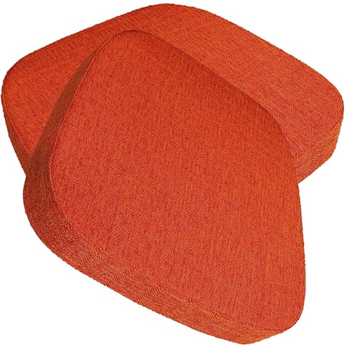 seokor Sitzkissen Bürostuhl 3/5/8cm Dickes Rutschfestes Küche Bodenkissen mit Bändern Esszimmer Stuhlkissen waschbarem Bezug Stuhlauflage für Indoor,Outdoor, Garten Auto, Büro(M,40x38x3cm(2pcs)) von seokor