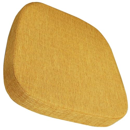 seokor Sitzkissen Bürostuhl 3/5/8cm Dickes Rutschfestes Küche Bodenkissen mit Bändern Esszimmer Stuhlkissen waschbarem Bezug Stuhlauflage für Indoor,Outdoor, Garten Auto, Büro(P,43x42x5cm(1pc)) von seokor