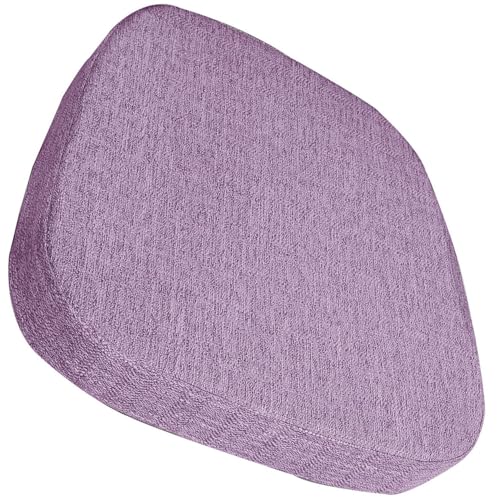 seokor Sitzkissen Bürostuhl 3/5/8cm Dickes Rutschfestes Küche Bodenkissen mit Bändern Esszimmer Stuhlkissen waschbarem Bezug Stuhlauflage für Indoor,Outdoor, Garten Auto, Büro(R,43x42x3cm(1pc)) von seokor