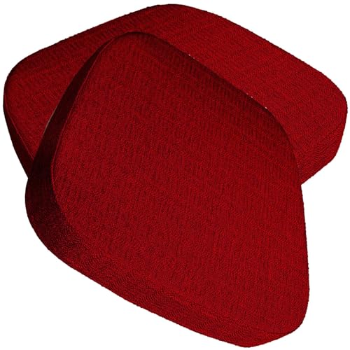 seokor Sitzkissen Bürostuhl 3/5/8cm Dickes Rutschfestes Küche Bodenkissen mit Bändern Esszimmer Stuhlkissen waschbarem Bezug Stuhlauflage für Indoor,Outdoor, Garten Auto, Büro(S,43x40x3cm(2pcs)) von seokor
