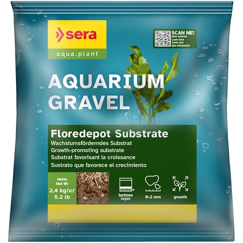 sera Aqua Gravel Floredepot Substr 2,4kg | Bodengrund für alle Süßwasseraquarien | Nährboden und Dünger für Aquariumpflanzen | als Bisis unter Kies | Enthält Torf und Aktiv-pellets sera Aqua Gravel Floredepot Substr 2,4kg | Bodengrund für alle Süßwasseraquarien | Nährboden und Dünger für Aquariumpflanzen | als Bisis unter Kies | Enthält Torf und Aktiv-pellets von sera