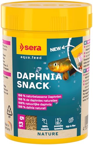 sera FD Daphnien Nature 100 ml (10 g) - Der Leckerbissen für eine erhöhte Laichbereitschaft, getrocknete Wasserflöhe - Fischfutter fürs Aquarium mit sehr hoher Verwertbarkeit, somit weniger Algen sera FD Daphnien Nature 100 ml (10 g) - Der Leckerbissen für eine erhöhte Laichbereitschaft, getrocknete Wasserflöhe - Fischfutter fürs Aquarium mit sehr hoher Verwertbarkeit, somit weniger Algen von sera