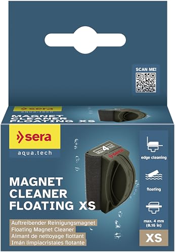sera Magnet Cleaner Floating XS 4 mm Glass | auftreibender Reinigungsmagnet | schwimmender Algenmagnet fürs Aqurium sera Magnet Cleaner Floating XS 4 mm Glass | auftreibender Reinigungsmagnet | schwimmender Algenmagnet fürs Aqurium von sera