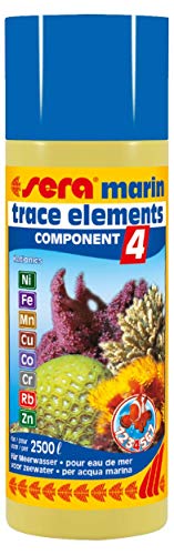 sera marin COMPONENT 4 trace elements Kationics 250 ml - Liefert wichtige Spurenelemente für den täglichen Bedarf, Wasseraufbereiter Meerwasser von sera