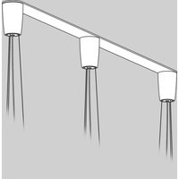 serien.lighting Baldachinprofil 3 für Pendelleuchten weiß lackiert von serien.lighting