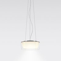 serien.lighting Curling Suspension Rope S LED Pendelleuchte, 2700 K Acryl klar, Reflektor: konisch opal von serien.lighting