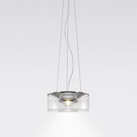 serien.lighting Curling Suspension Rope S LED Pendelleuchte, 3000 K Acryl klar von serien.lighting