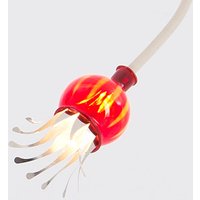 serien.lighting Poppy Wall / Ceiling 5 Wand- / Deckenleuchte Schirme: rubinrot, Arme: beige von serien.lighting