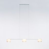 serien.lighting Reef Suspension Pendelleuchte 3-flg., Aluminium gebürstet von serien.lighting