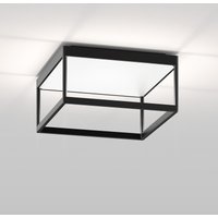 serien.lighting Reflex² Ceiling M 150 LED Deckenleuchte, schwarz 2700 K, Reflektor: Struktur weiß von serien.lighting