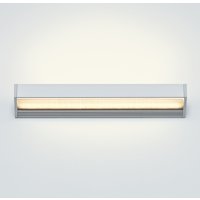 serien.lighting SML² 300 Wall LED Alu silber, 2700K, Gläser: satinée / Raster von serien.lighting