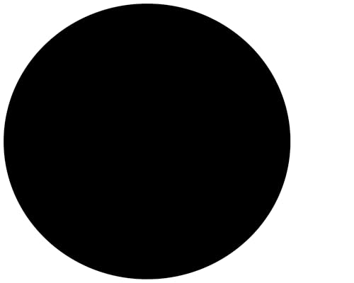 serladur / Wermodin Tischplatte Dekor Schwarz 80 cm rund, wetterfest für Garten, Terrasse, Balkon in Gastronomiequalität Ersatztischplatte Bistro Tisch Werzalitverfahren von serladur