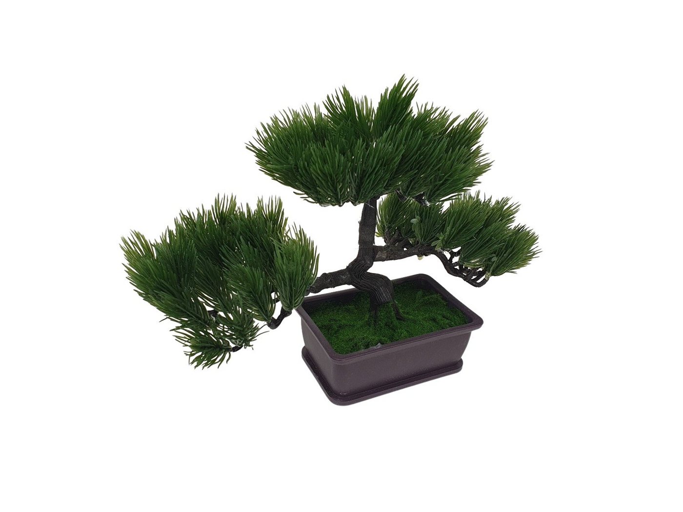 Kunstbonsai Künstlicher Bonsai Baum im Topf 21cm, sesua, Höhe 21 cm von sesua