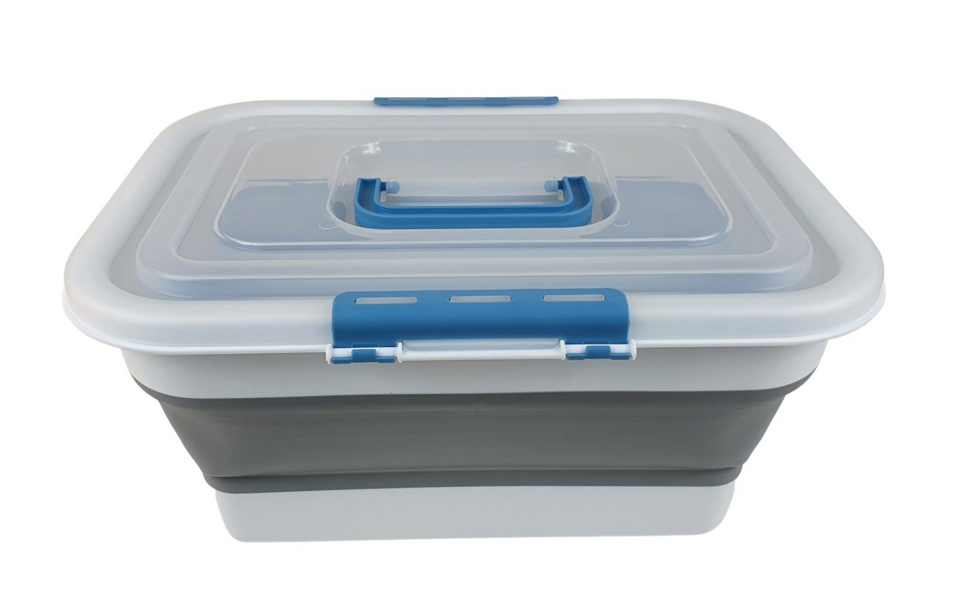 sesua Aufbewahrungsbox faltbare Kunststoffbox mit Deckel 18L Aufbewahrung Camping Haushalt sesua Aufbewahrungsbox faltbare Kunststoffbox mit Deckel 18L Aufbewahrung Camping Haushalt von sesua