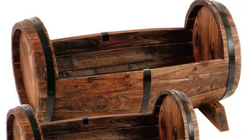 sesua Blumenkasten Holz Pflanzfässer massiv Blumentopf Pflanztopf Pflanzkasten von sesua