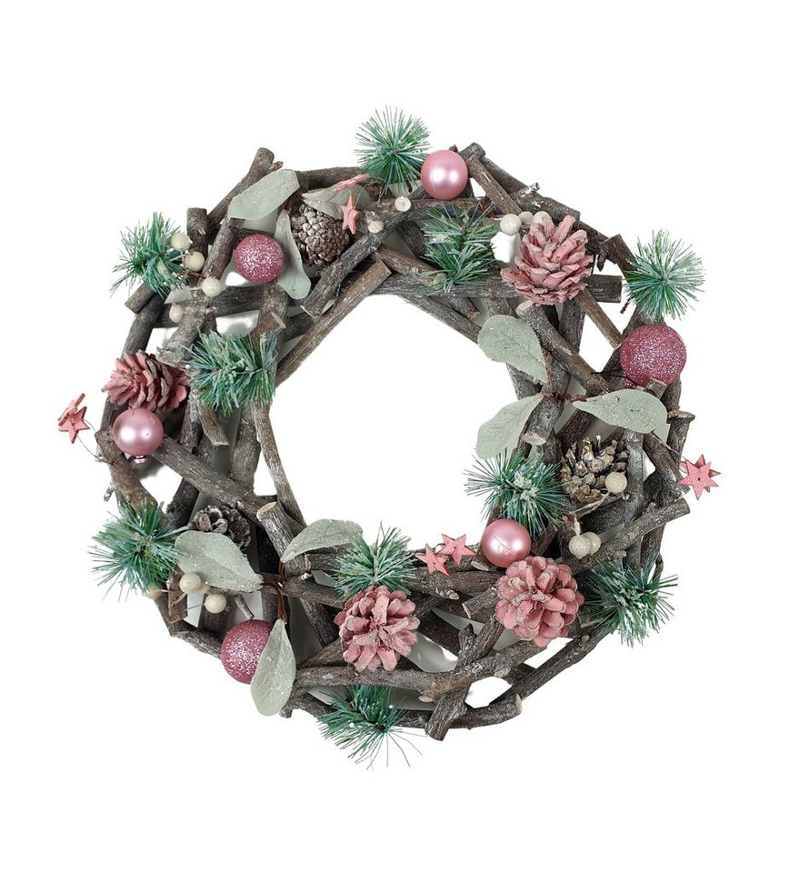 sesua Dekokranz Dekokranz Winterkranz Weihnachtskranz Kranz 38cm sesua Dekokranz Dekokranz Winterkranz Weihnachtskranz Kranz 38cm von sesua