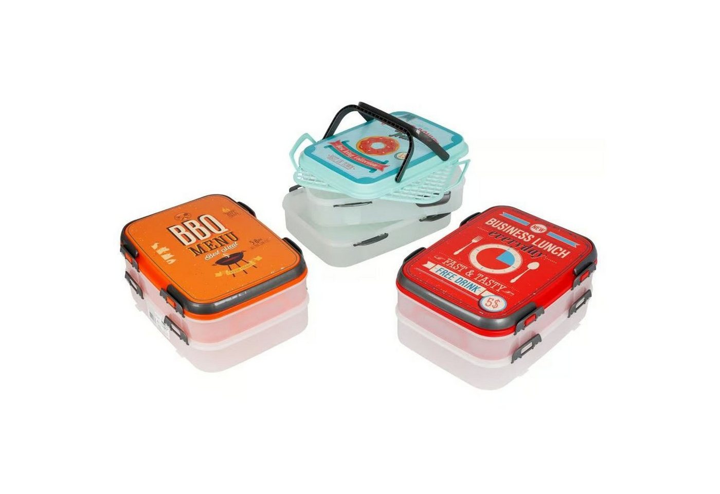 sesua Kuchentransportbox Partycontainer 2 Etagen Transportbox Lunchbox rot sesua Kuchentransportbox Partycontainer 2 Etagen Transportbox Lunchbox rot von sesua