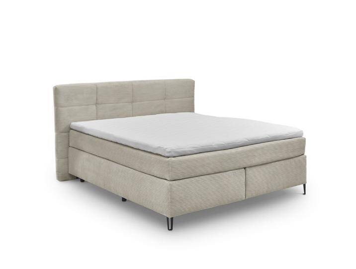 Boxspringbett FAIRFIELD 180 x 200 cm beige von set-one-by-Musterring