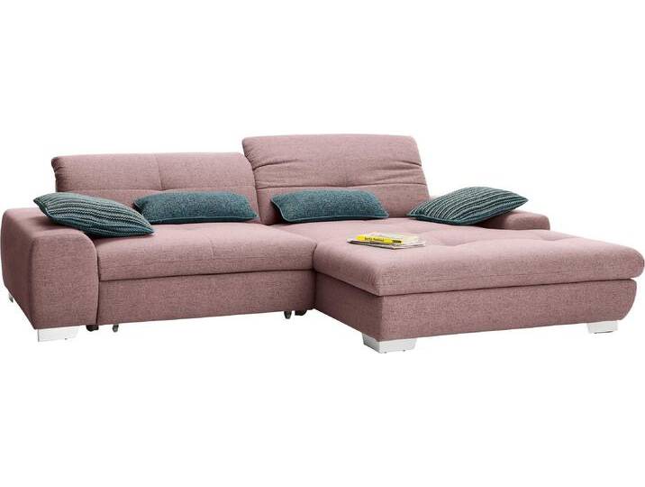 Ecksofa SO 1200 inkl. Sitztiefen- & Rückenverstellung für hohen Sitzkomfort , lila (pastellviolett gba 8), B:276cm H:89cm T:198cm, 100% Polyester, SET ONE BY MUSTERRING, Sofas, wahlweise mit Bettfunktion und Stauraum, L-Form, auch in Cord Bezug von set-one-by-Musterring