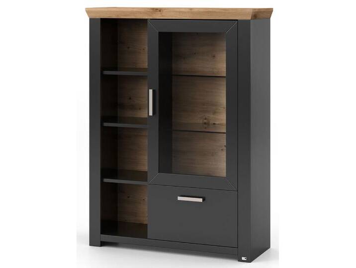 Highboard YORK 14 anthrazit /Eiche Artisan Highboard YORK 14 anthrazit /Eiche Artisan von set-one-by-Musterring