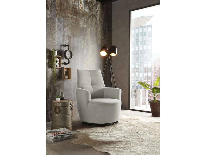 Relaxsessel SO 1450 , grau (platingrau dpr 49), B:80cm H:96cm T:88cm, Luxus-Microfaser (Chenille)100% Polyester, SET ONE BY MUSTERRING, Sessel, mit Dreh- und Wippfunktion, wahlweise mit Hocker erhältlich von set-one-by-Musterring