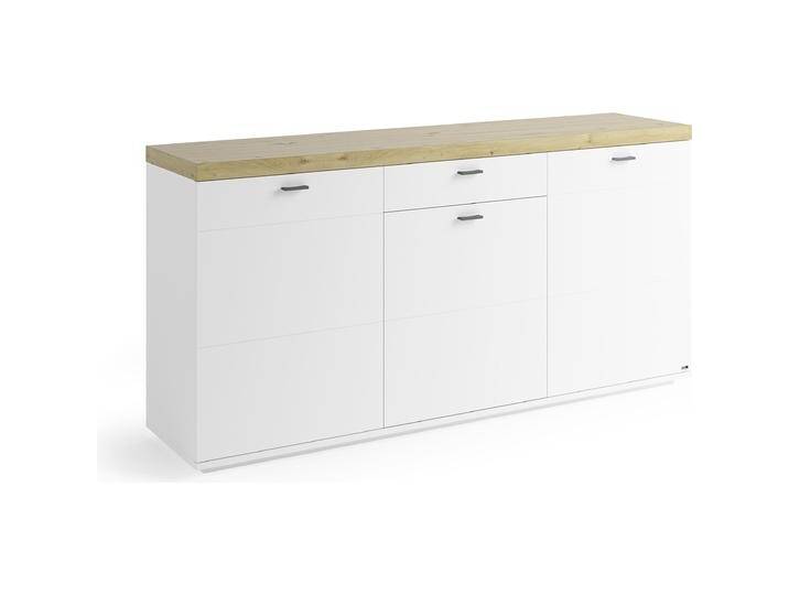 Set One by Musterring, Kommode + Sideboard, Set One Lancaster TYP 55 Sideboard zerlegt Weiss/Eiche Artisan von set-one-by-Musterring
