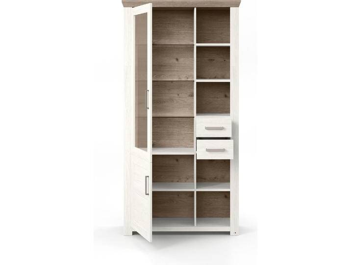 Set One by Musterring, Vitrine + Buffetschrank, Set One Vitrine York 05-B Pino Aurelio/Eiche Nelson Set One by Musterring, Vitrine + Buffetschrank, Set One Vitrine York 05-B Pino Aurelio/Eiche Nelson von set-one-by-Musterring