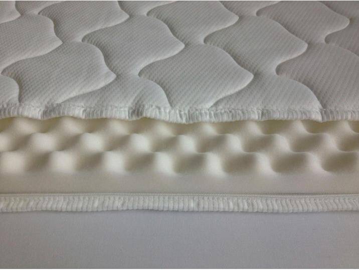 Topper Florida , weiß, B:100cm L:200cm, Polyester, SET ONE BY MUSTERRING, Topper, aus Komfortschaum von set-one-by-Musterring
