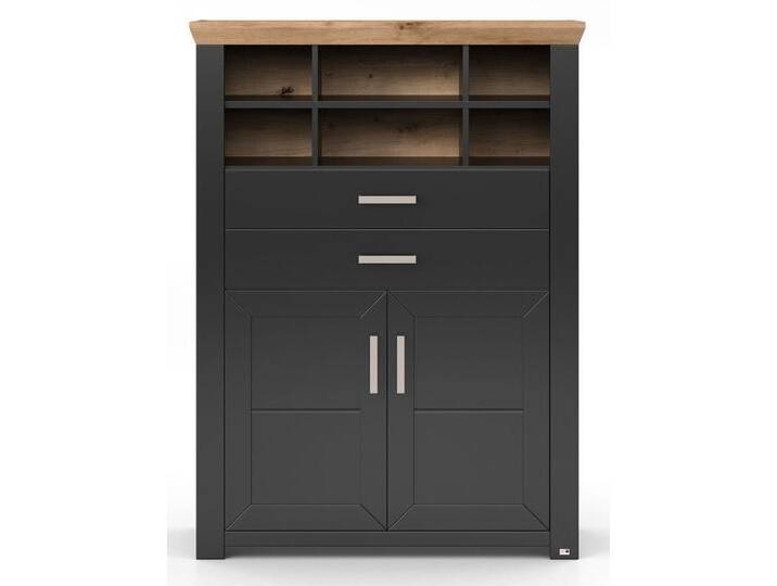 Vitrine YORK 16 anthrazit /Eiche Artisan Vitrine YORK 16 anthrazit /Eiche Artisan von set-one-by-Musterring