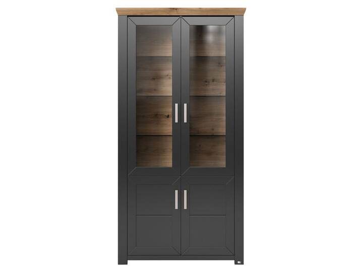 Vitrine YORK 17 anthrazit /Eiche Artisan Vitrine YORK 17 anthrazit /Eiche Artisan von set-one-by-Musterring