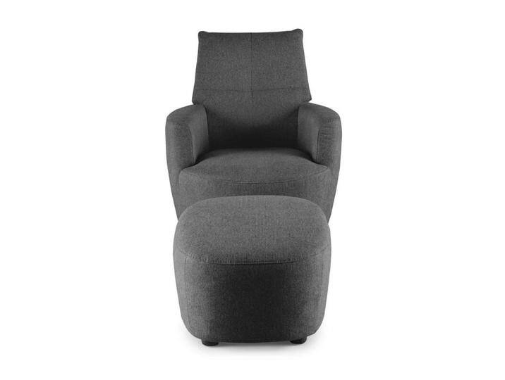set one by Musterring, SO 1450 Sessel in Cord oder Chenille inkl. Dreh- und Wippfunktion - Luxus-Microfaser (Chenille) DPR graphite grey , inkl. Hocker, Drehfunktion, Wippfunktion, Modern von set-one-by-Musterring