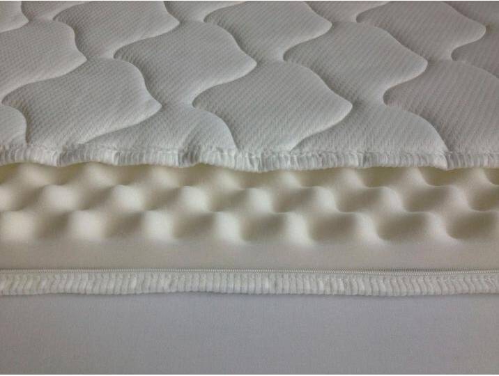 set one by Musterring , Topper Florida, Polyester, aus Komfortschaum, weiß von set-one-by-Musterring