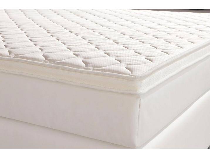 set one by Musterring , Topper Florida, Polyester, mit Viscoelastikschaumkern, weiß von set-one-by-Musterring