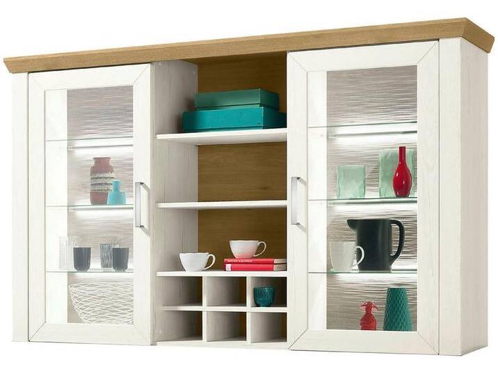 set one by Musterring Aufsatzschrank York Typ 24, Glastüren und Flaschenregal, B 184 cm, weiß set one by Musterring Aufsatzschrank York Typ 24, Glastüren und Flaschenregal, B 184 cm, weiß von set-one-by-Musterring