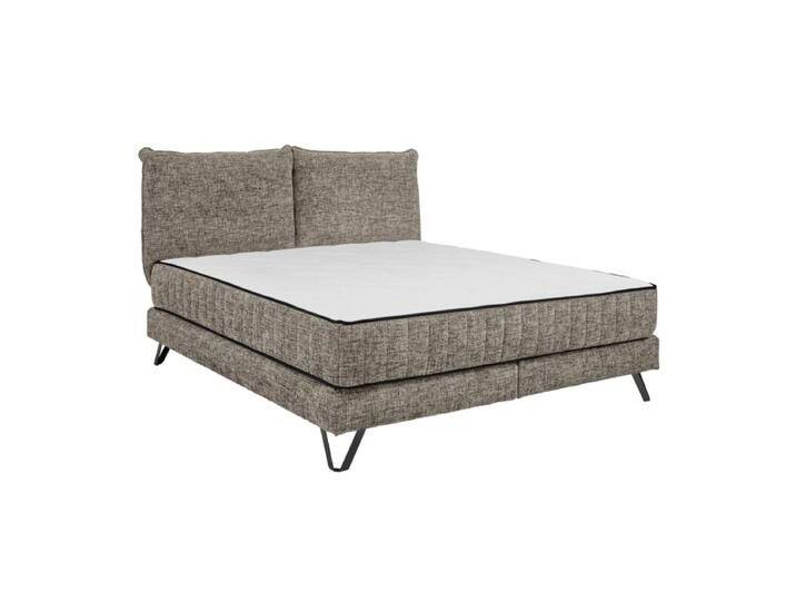 set one by Musterring Baldwin Boxspringbett inkl. Matratze und Kopfteil mit Kedernaht, opt. mit Kissenset - Puente 11 mixed grey , inkl. Kissen set one by Musterring Baldwin Boxspringbett inkl. Matratze und Kopfteil mit Kedernaht, opt. mit Kissenset - Puente 11 mixed grey , inkl. Kissen von set-one-by-Musterring