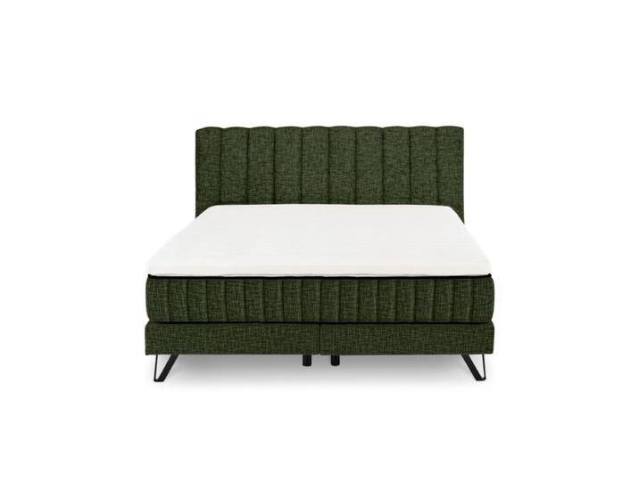 set one by Musterring Baldwin Boxspringbett inkl. Matratze und Kopfteil mit senkrechter Steppung - Ted 79 winter moss set one by Musterring Baldwin Boxspringbett inkl. Matratze und Kopfteil mit senkrechter Steppung - Ted 79 winter moss von set-one-by-Musterring