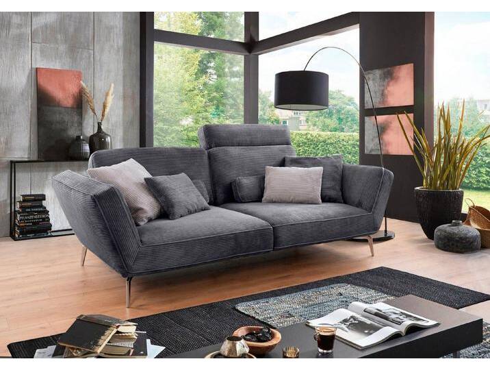 set one by Musterring Big-Sofa SO 4500, Füße in zwei Farben, Breite 260cm, grau, grau set one by Musterring Big-Sofa SO 4500, Füße in zwei Farben, Breite 260cm, grau, grau von set-one-by-Musterring