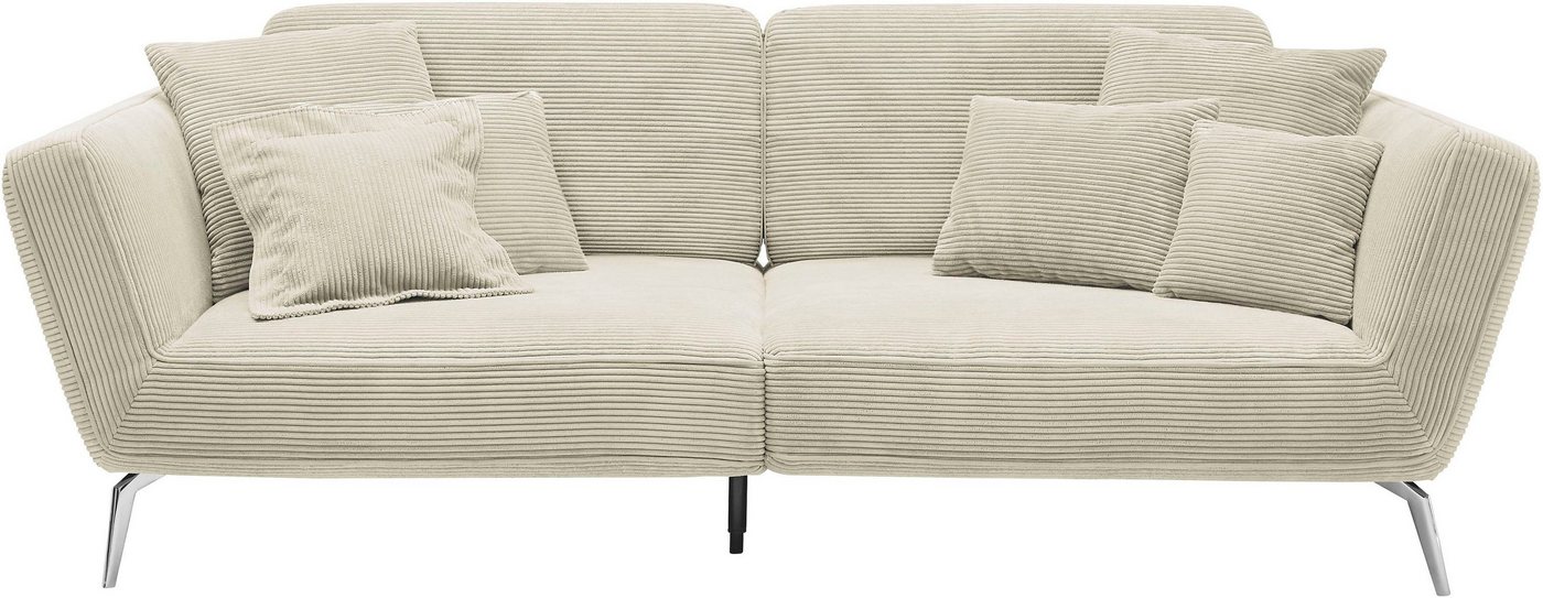 set one by Musterring Big-Sofa SO 4500, Füße in zwei Farben, wahlweise mit Kopftütze, Breite 260cm von set one by Musterring