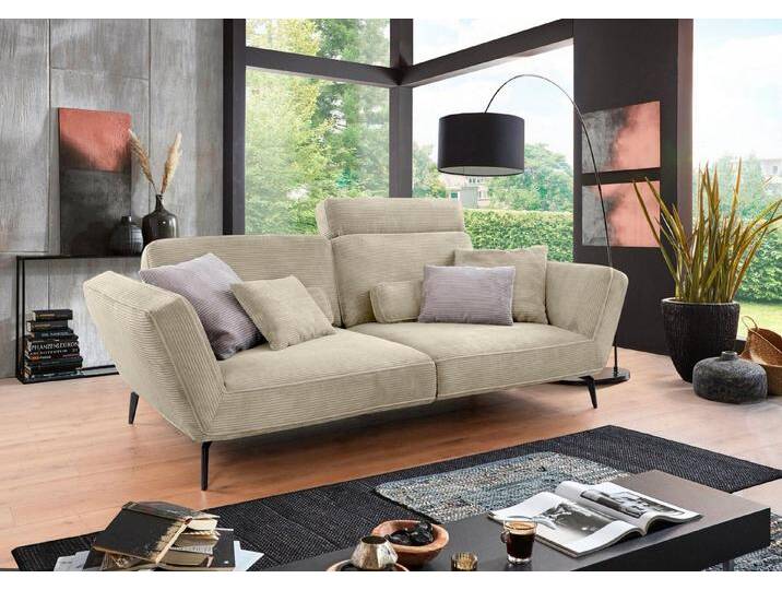set one by Musterring Big-Sofa SO 4500 Mega-Sofa, mega bequem, hochwertig verarbeitet, Füße schwarz matt, Breite 260cm, in Cord, beige, mit Kopfstütze set one by Musterring Big-Sofa SO 4500 Mega-Sofa, mega bequem, hochwertig verarbeitet, Füße schwarz matt, Breite 260cm, in Cord, beige, mit Kopfstütze von set-one-by-Musterring