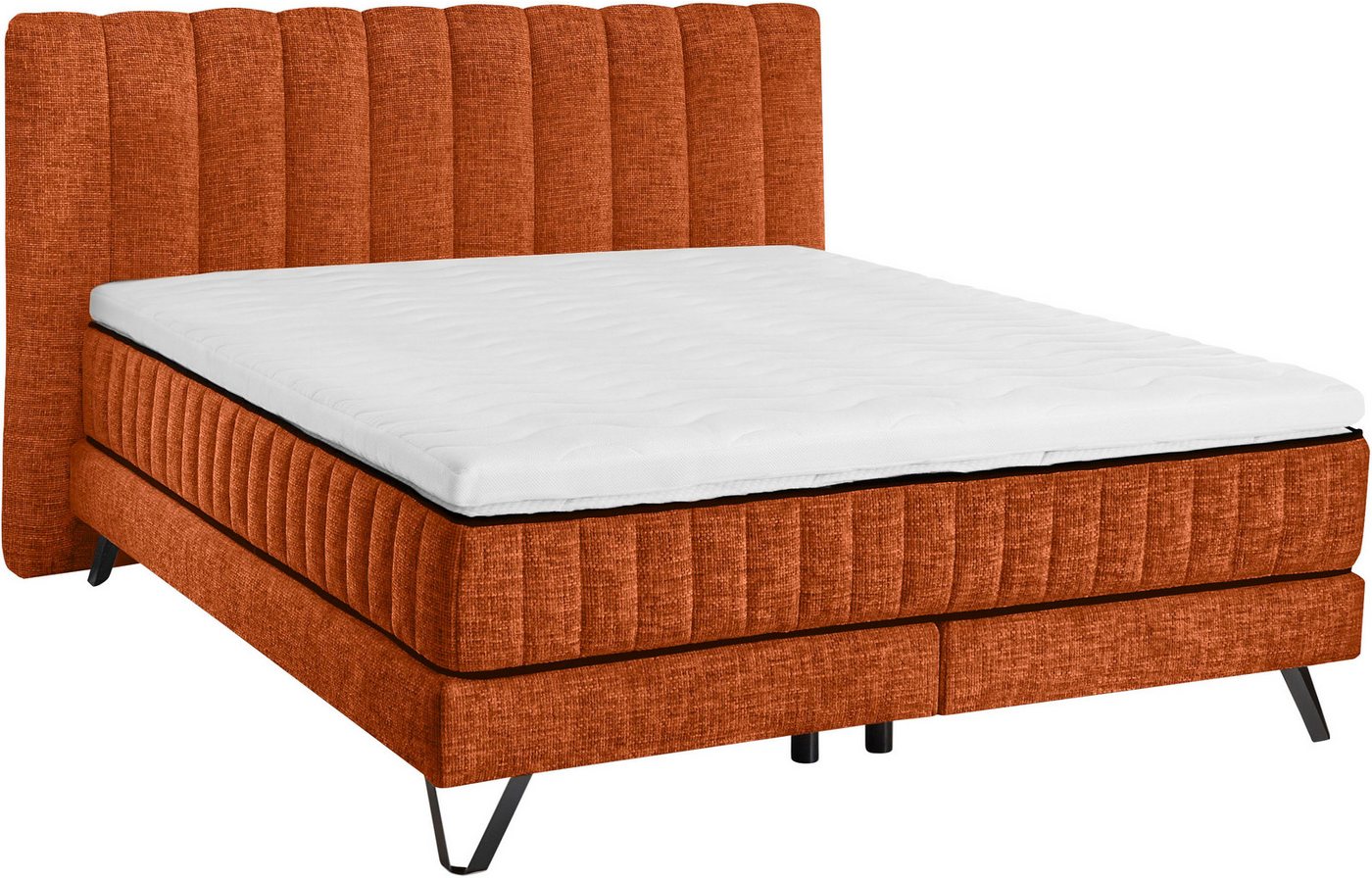 set one by Musterring Boxspringbett Baldwin, Liegefläche 180 x 200 cm, Duo-Matratze, Kopfteil mit Steifensteppung set one by Musterring Boxspringbett Baldwin, Liegefläche 180 x 200 cm, Duo-Matratze, Kopfteil mit Steifensteppung von set one by Musterring