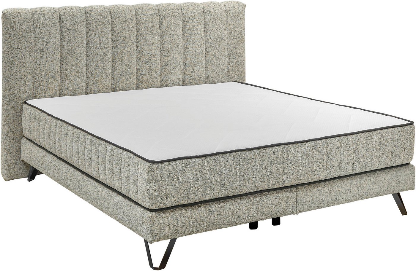 set one by Musterring Boxspringbett Baldwin, Liegefläche 180 x 200 cm, Duo-Matratze, Kopfteil mit Steifensteppung set one by Musterring Boxspringbett Baldwin, Liegefläche 180 x 200 cm, Duo-Matratze, Kopfteil mit Steifensteppung von set one by Musterring