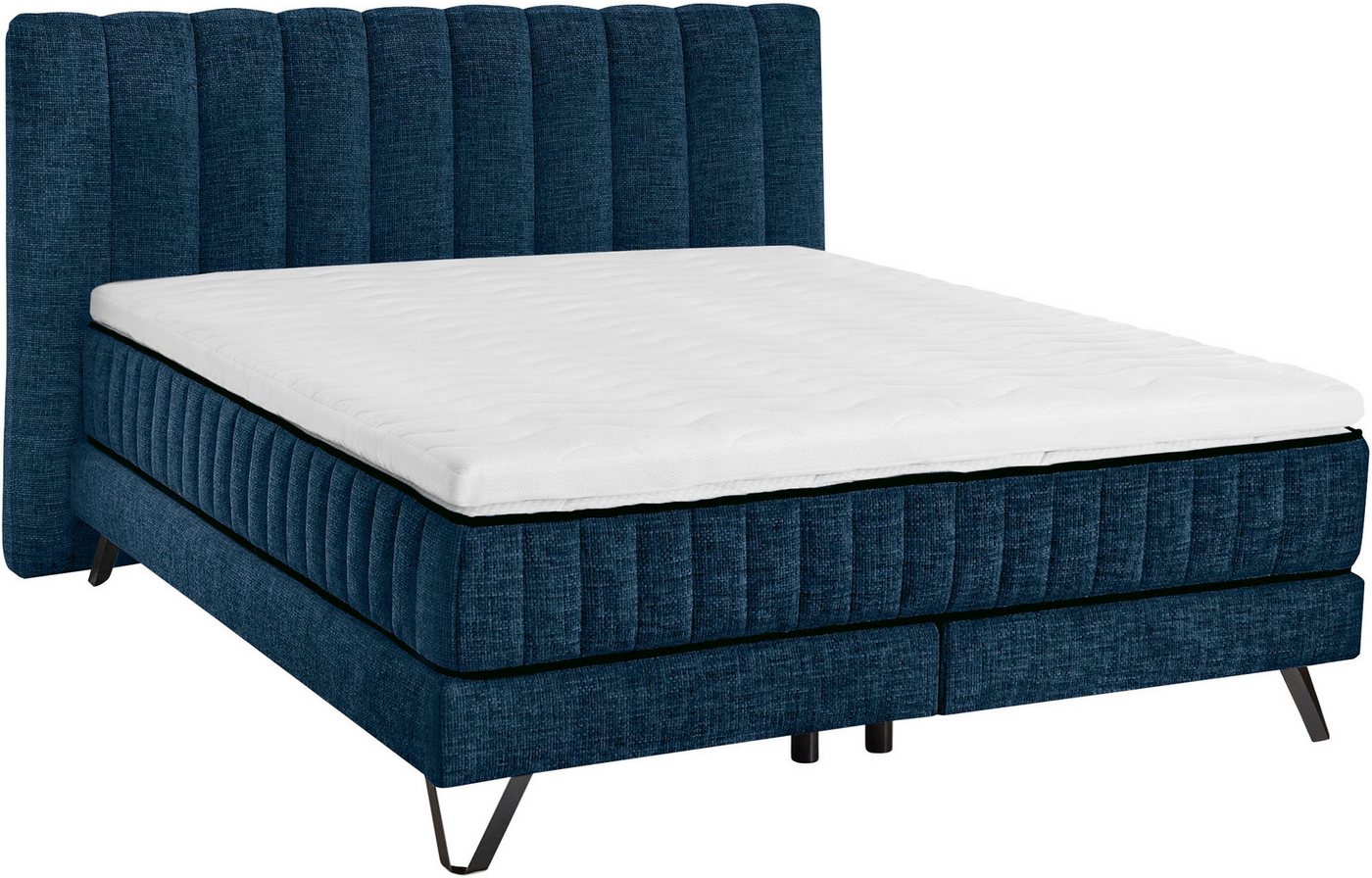 set one by Musterring Boxspringbett Baldwin, Liegefläche 180 x 200 cm, Duo-Matratze, Kopfteil mit Steifensteppung set one by Musterring Boxspringbett Baldwin, Liegefläche 180 x 200 cm, Duo-Matratze, Kopfteil mit Steifensteppung von set one by Musterring