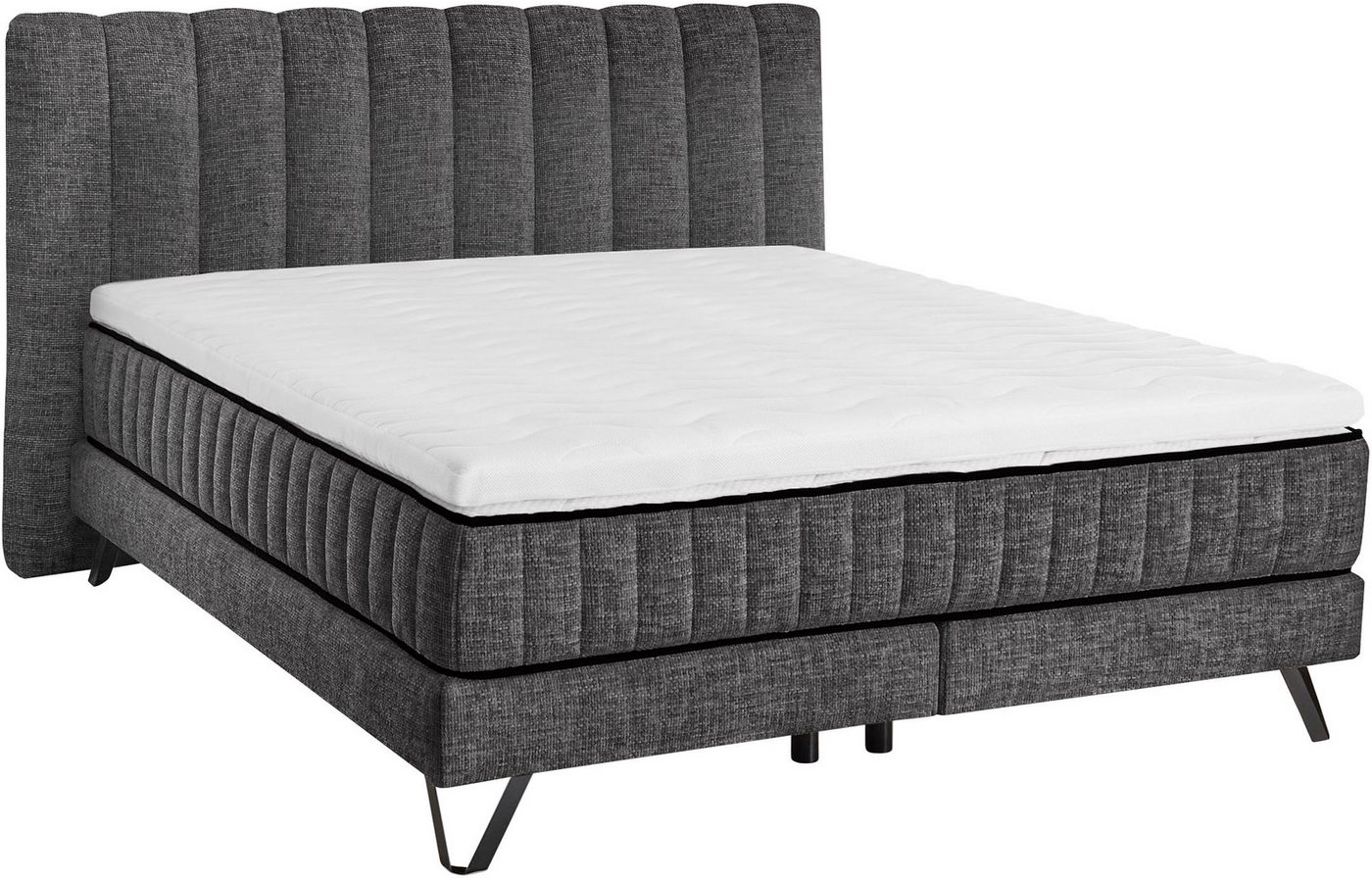 set one by Musterring Boxspringbett Baldwin, Liegefläche 180 x 200 cm, Duo-Matratze, Kopfteil mit Steifensteppung set one by Musterring Boxspringbett Baldwin, Liegefläche 180 x 200 cm, Duo-Matratze, Kopfteil mit Steifensteppung von set one by Musterring