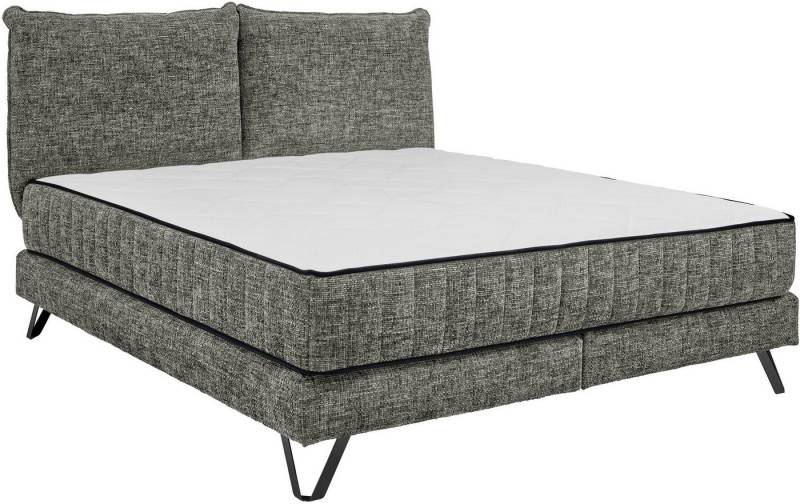 set one by Musterring Boxspringbett Baldwin, Liegefläche 180 x 200 cm, Duo-Matratze (H3/H4), Kopfteil zweigeteilt von set one by Musterring