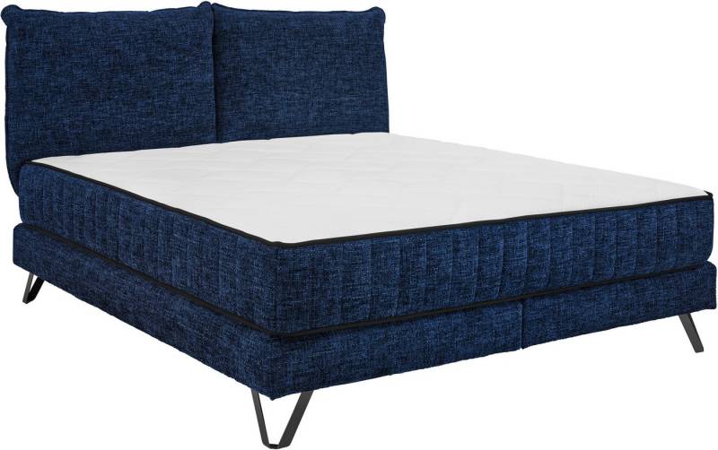 set one by Musterring Boxspringbett Baldwin, Liegefläche 180 x 200 cm, Duo-Matratze (H3/H4), Kopfteil zweigeteilt von set one by Musterring