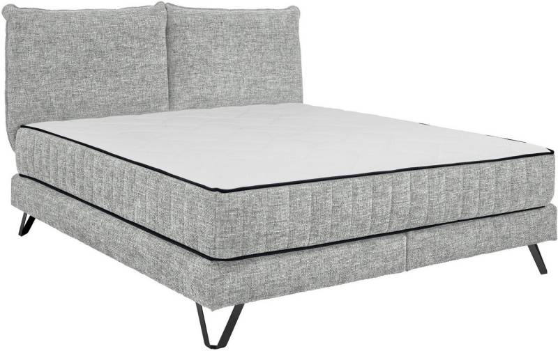 set one by Musterring Boxspringbett Baldwin, Liegefläche 180 x 200 cm, Duo-Matratze (H3/H4), Kopfteil zweigeteilt von set one by Musterring