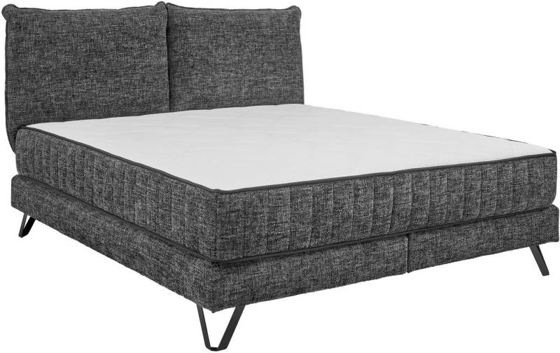 set one by Musterring Boxspringbett Baldwin, Liegefläche 180 x 200 cm, Duo-Matratze (H3/H4), Kopfteil zweigeteilt von set one by Musterring